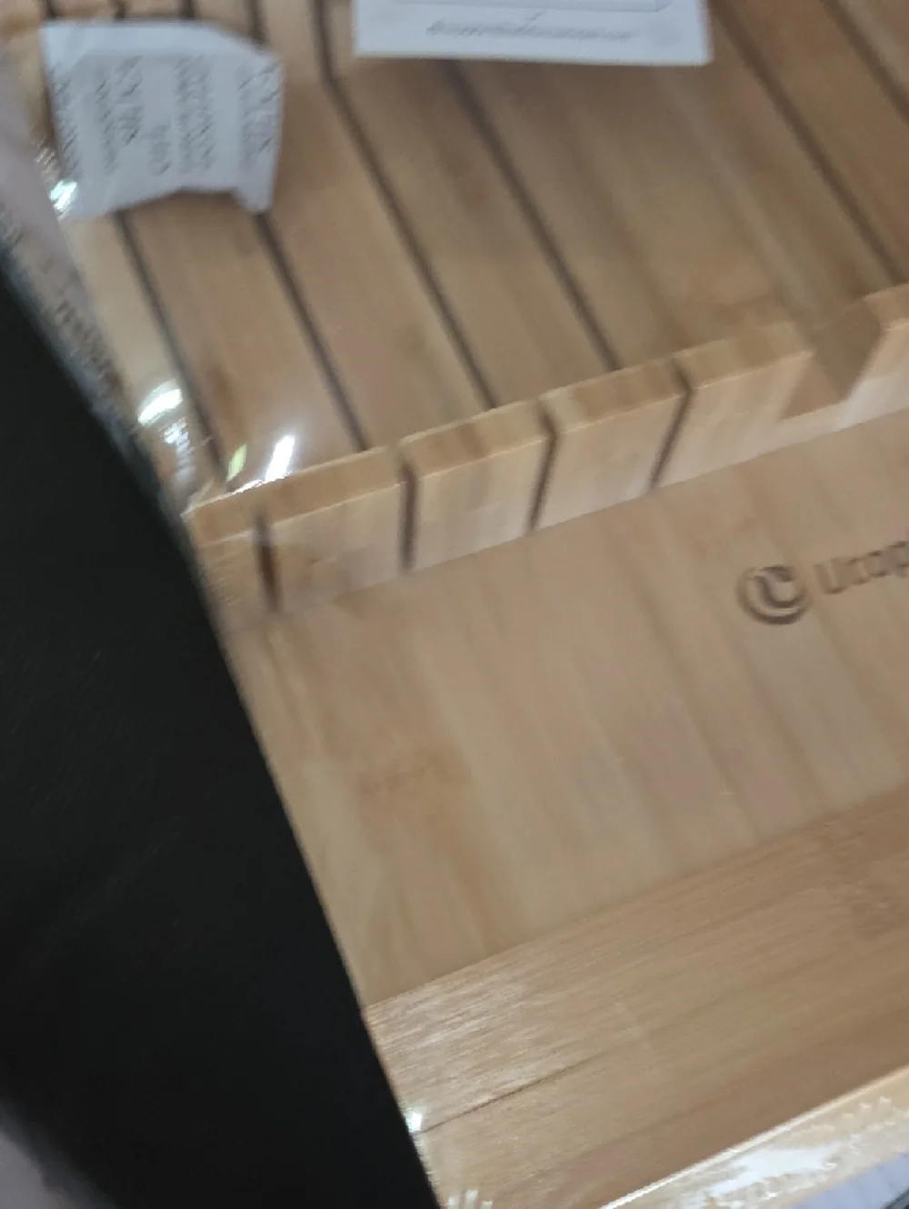 NEW Bamboo Knife Organizer